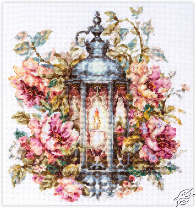 Petals and Light Counted Cross Stitch Kit by Magic Needle 70-45