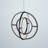 Celestial - Light Matte Black LED Unique/Statement Pendant-778647924