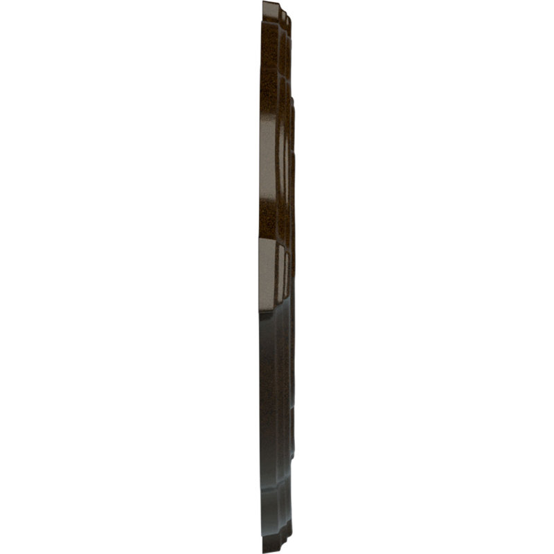 Endurathane Pesaro Ceiling Medallion, 36"W x 26"H x 1 1/2"P, Hand-Painted Bronze Finish, Bronze