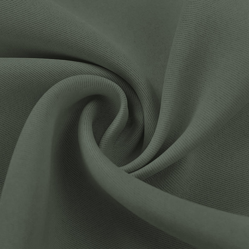 Blackout Curtains for Bedroom/Living Room Parkview Room Darkening Grommet Modern Drapes, Dark Mallard, 55" W x 78" L