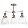 Wayland 3 - Light Industrial Style Modern Semi Flush Mount Ceiling Light