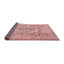 Tapis abstrait rose / gris-1308956365