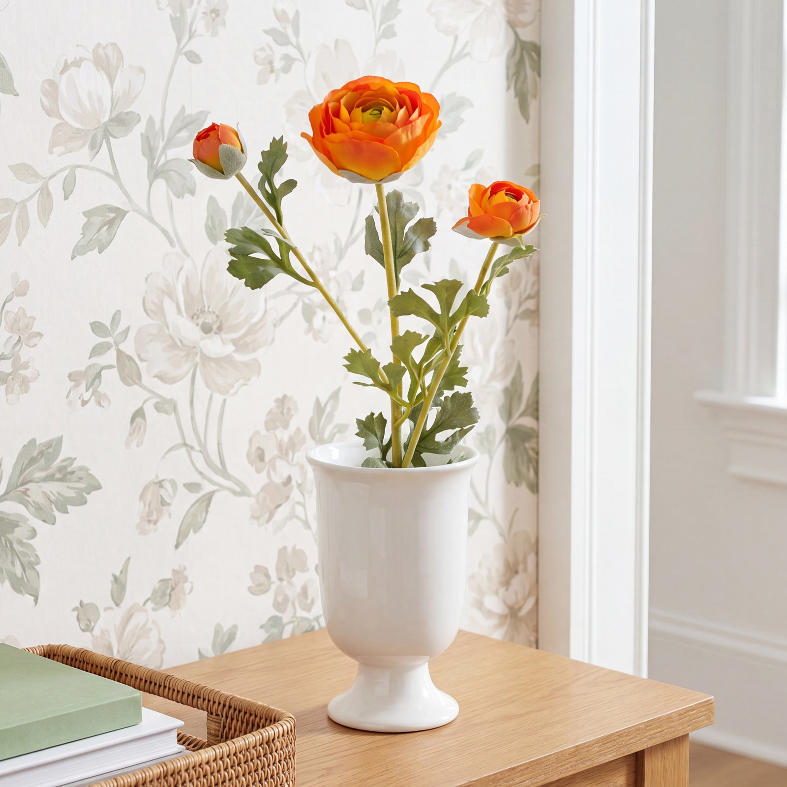 Rimma Ranunculus Stems, Orange