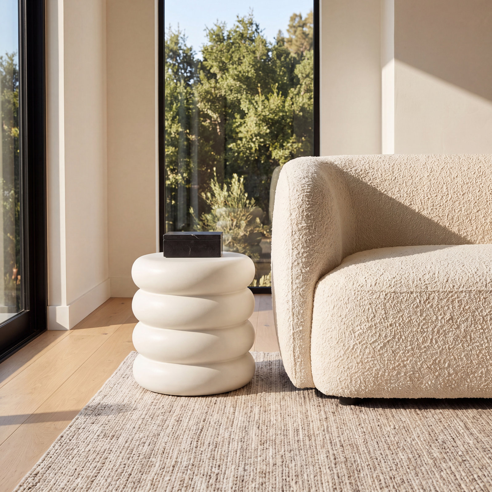 Artesia End Table, White