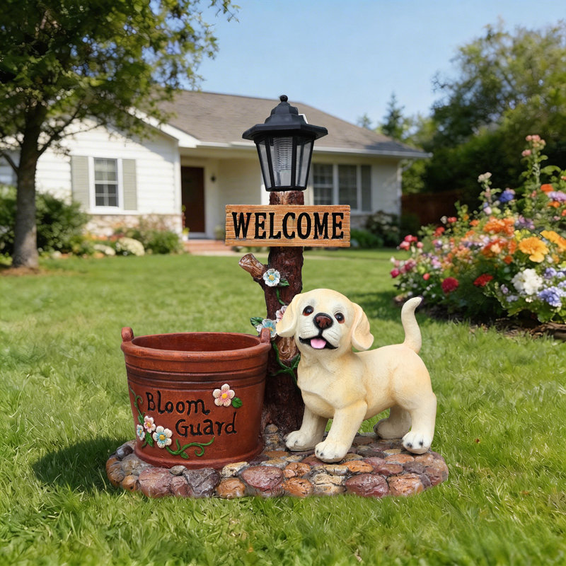Statue de jardin Labrador