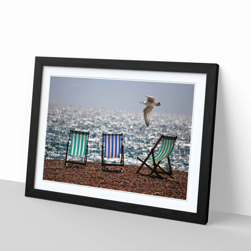 Single Picture Frame Print, Black