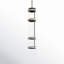 Poinsettia 4 Light Glass Dimmable LED Pendant