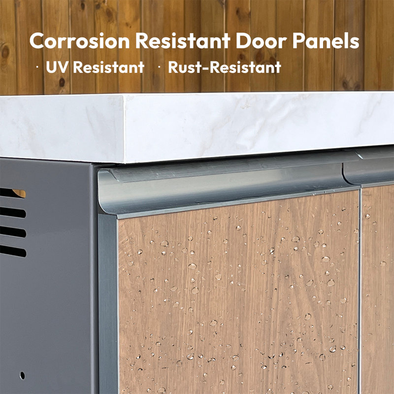 Prokan 32'' 1 Modular Outdoor Kitchen Cabinet