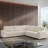 110" Oversized Corduroy Corner Sofa,L-Shaped Setioanl Couch with Storage Spaces,Corduroy Fabric-1616730559