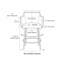 Tabouret de comptoir pivotant de 26 po Chandy