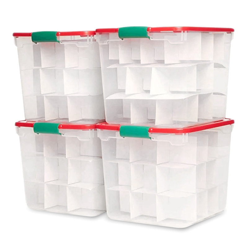 Homz Plastic Storage Tub & Tote