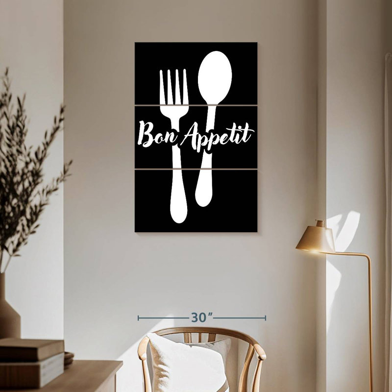 Tergel Bon Appetit Cutlery, 57" H x 36" W