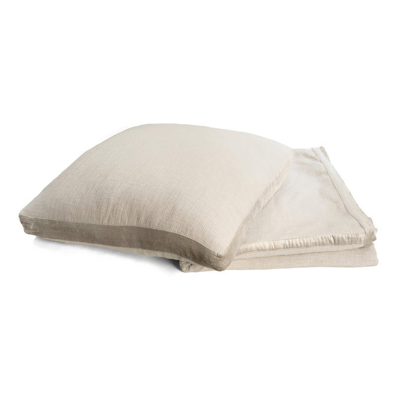 Chunky Coverlet, King Quilt + 3 Euro Shams, Biscotti