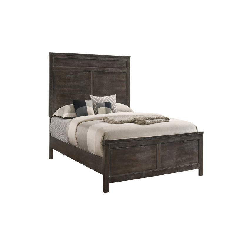 Lit standard en bois Jonnathan, Simple, Muscade