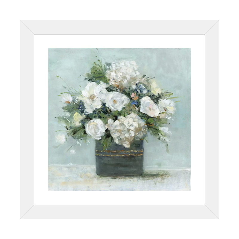 «Mi Amore» par Sally Swatland - reproduction d'art, Blanc, H 16 po x l 16 po x p 1 po, White Paper