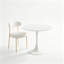 Ensemble de table de salle à manger rond avec 2 chaises-120921666-120921667