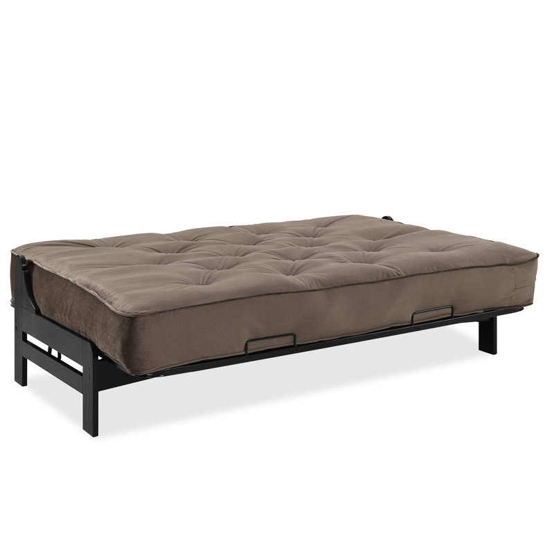 Futon avec matelas New York, Cendré