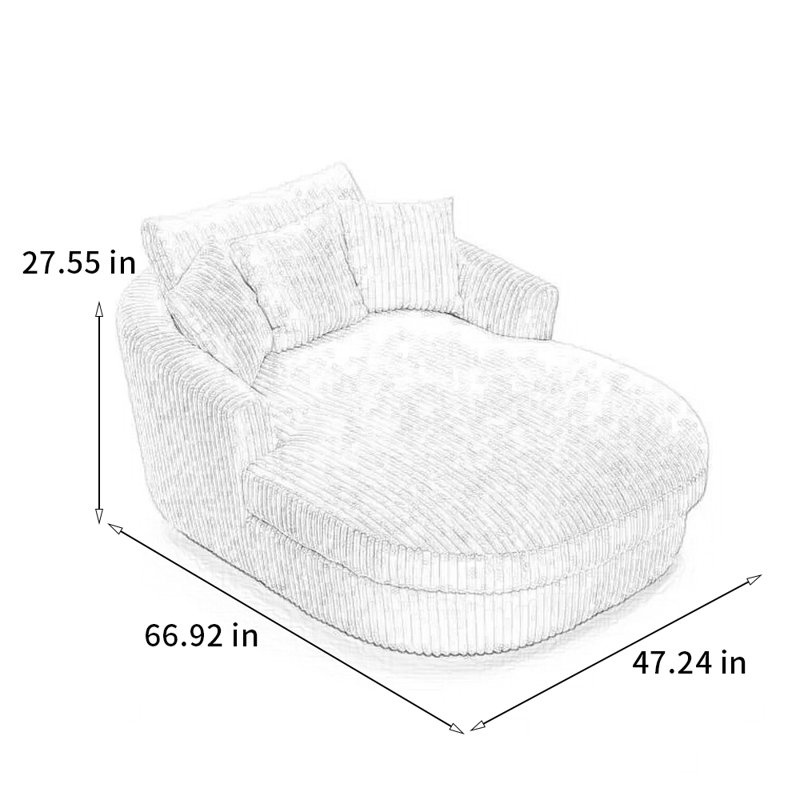 Comfortable solid pine chair, Off-white