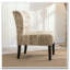 Fauteuil d'appoint contemporain sans accoudoirs