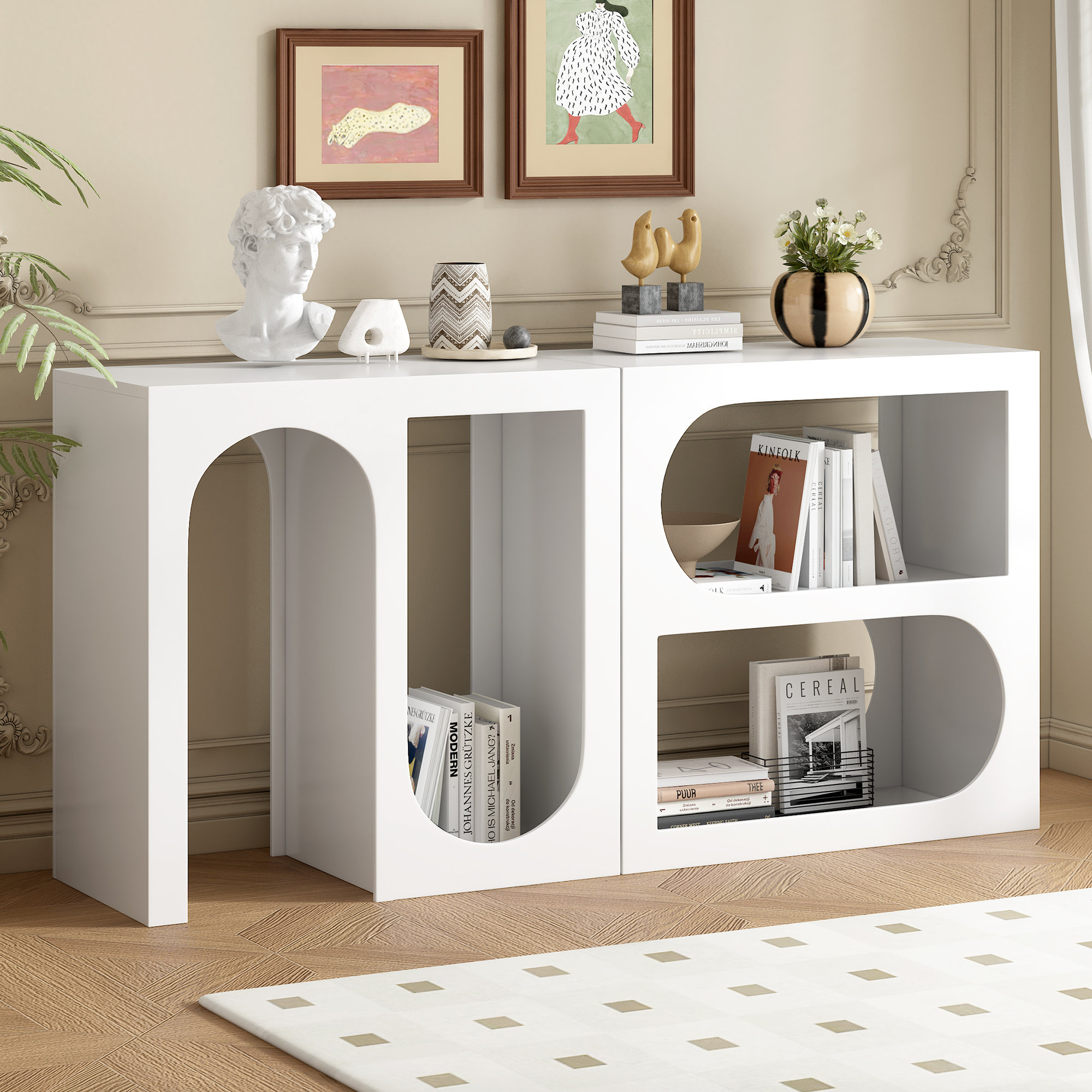 Ebern Designs Modular Entryway Console Table - Wayfair Canada