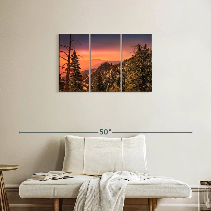 Alvord Sunset Over San Jacinto Park, 20" H x 33" W