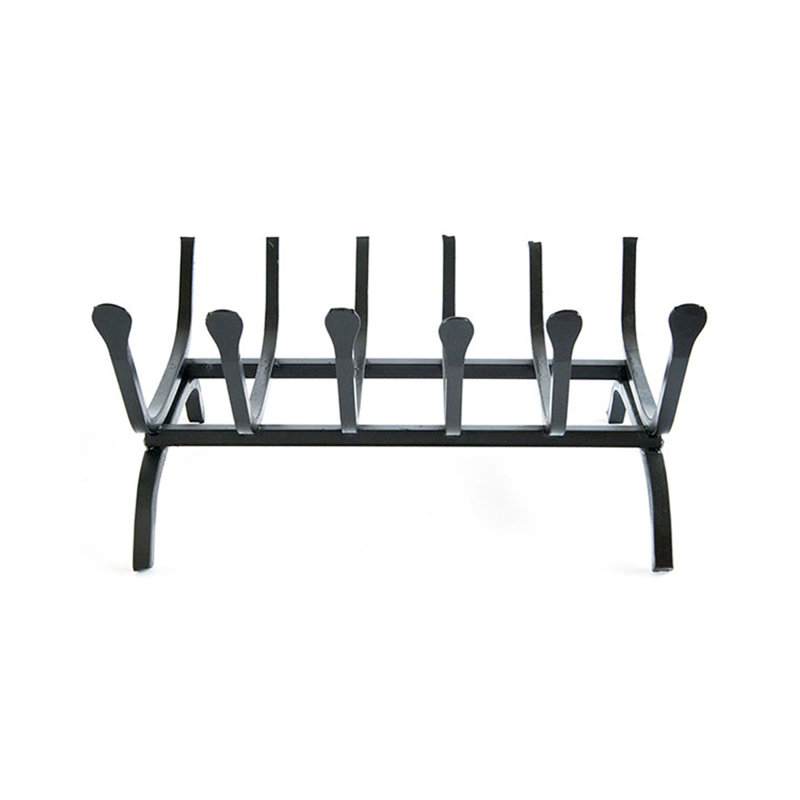 Colton Iron Fireplace Grate, 23cm H x 40cm W x 34cm D
