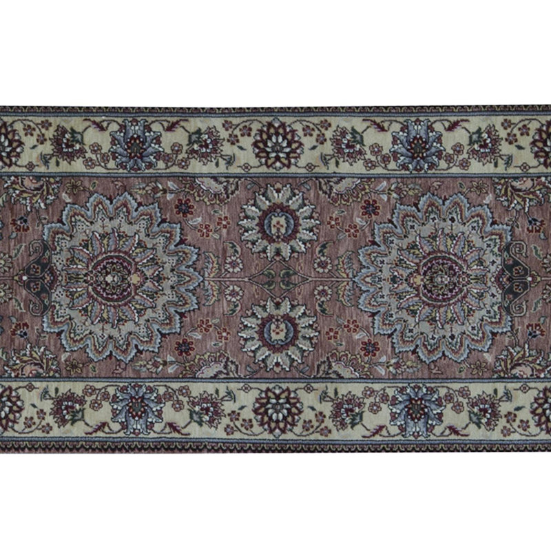 Hand-Knotted High-Quality Brown and Gold Area Rug