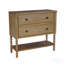 Commode d'appoint 2 tiroirs Naturel Voir ci-dessous