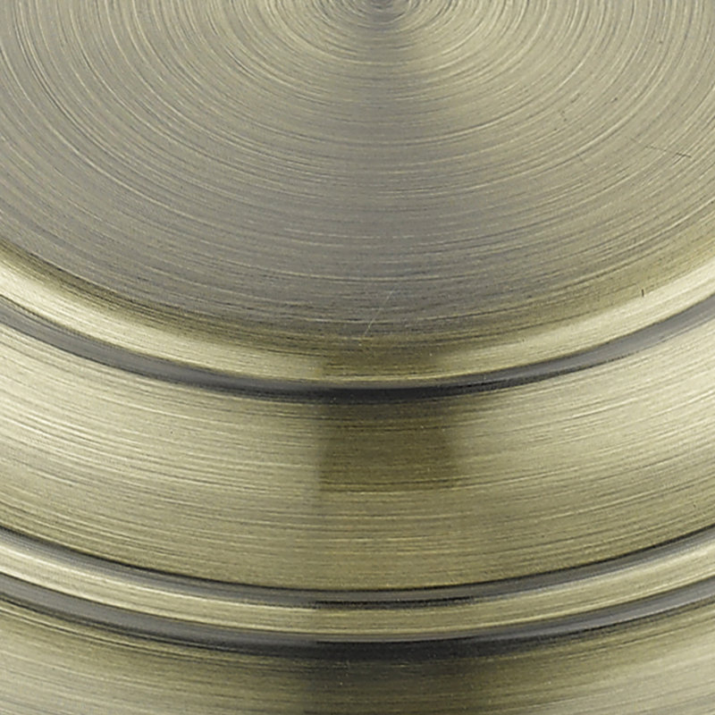 Dasilva Fabric Semi Flush Mount, Silken Parchment, Aged Brass