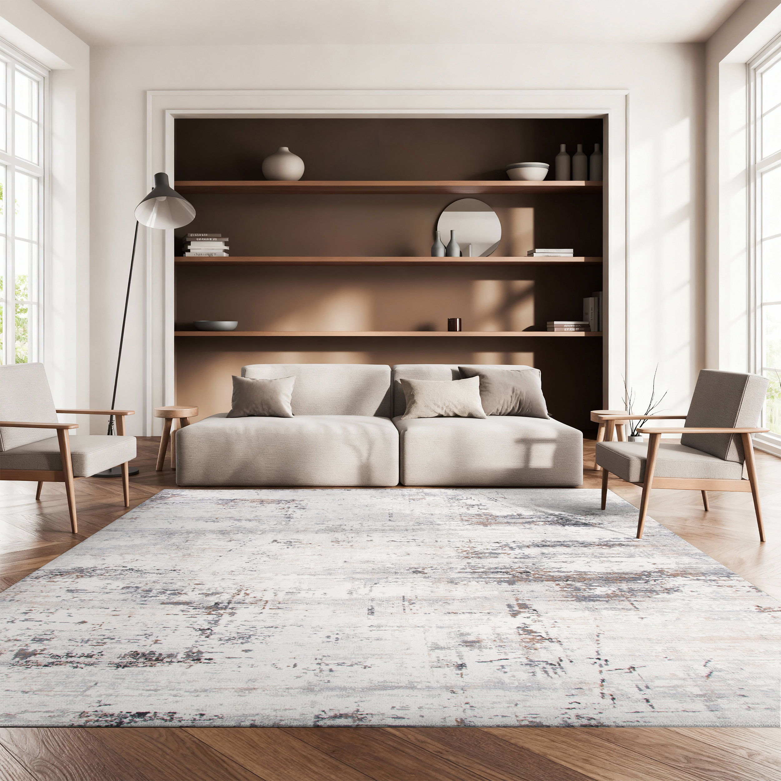 Trent Austin Design® Griner Abstract Indoor Rug & Reviews | Wayfair