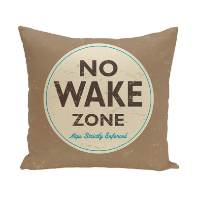 Housse de coussin et insert carré Surf Surf, Sand & Sea Nap Zone