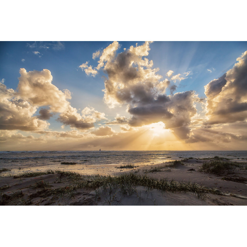 Burman Dramatic Sky - Wrapped Canvas Print, 30cm H x 46cm W x 3.8cm D