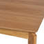 Table de salle à manger de style Mid-Century moderne avec des pieds fuselés sculptés et des découpes audacieuses