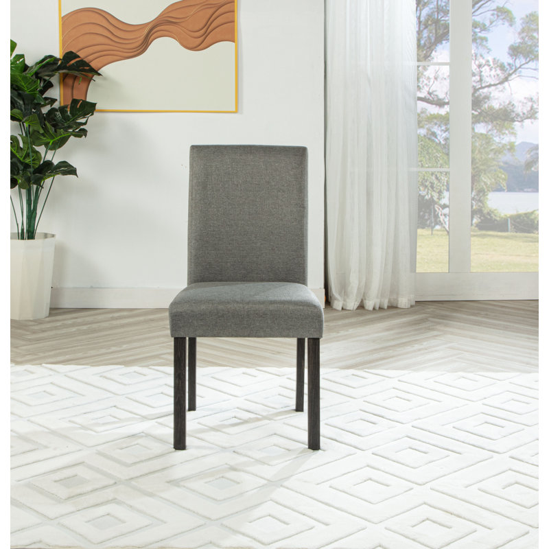 Chaises Orchid en gris foncé (2 par boîte)
