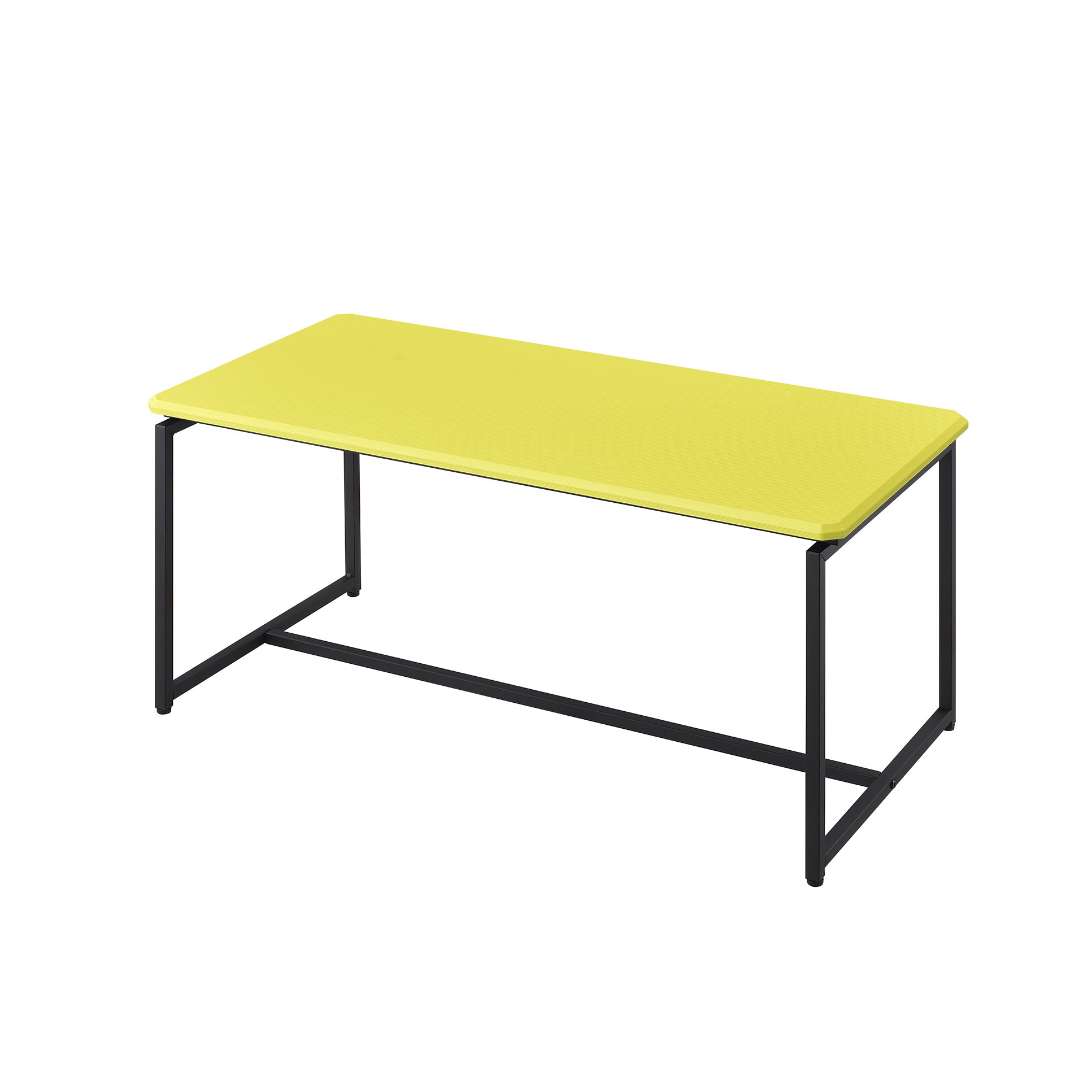 Wrought Studio™ Table In Yellow - Coffee Table, 2 End Tables, Angled ...
