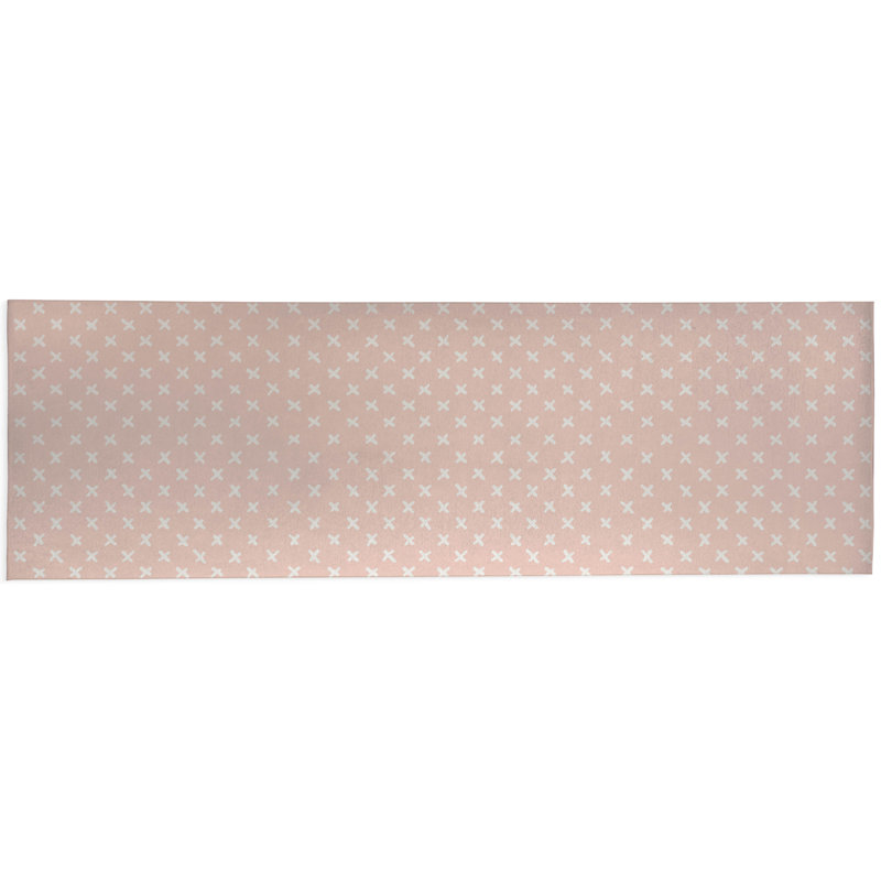 Criss Cross Non-Slip Outdoor Rug, Runner 2'6" x 8'