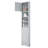 Multi-Functional Corner Cabinet Tall Bathroom Storage Cabinet with Two Doors-1162433395