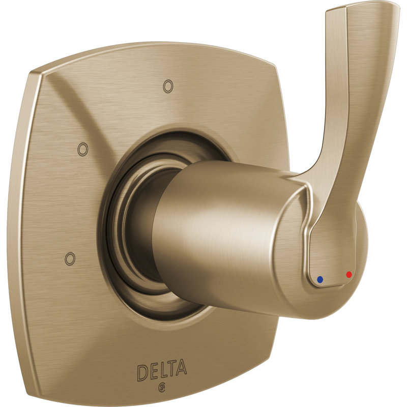 Stryke Three Function Diverter Trim, Champagne Bronze