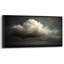 «Dramatic Luminous Cloud Floating in Dark Sky», reproduction d'art encadrée-1057015133-1057015131