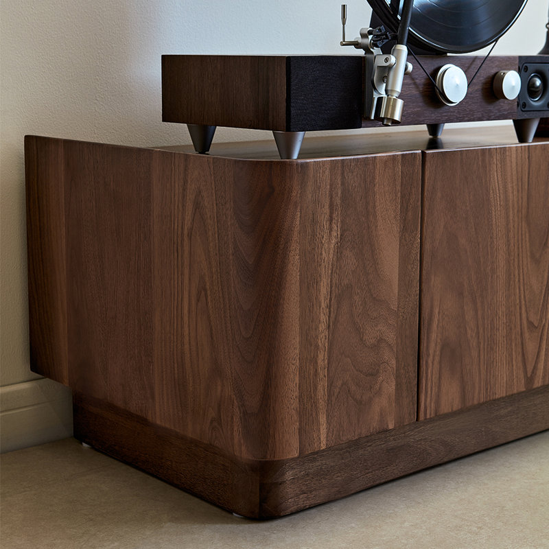 Meuble télé de style moderne et minimaliste en bois massif, 78.74"