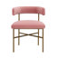 Fauteuil d'appoint en velours-164394749