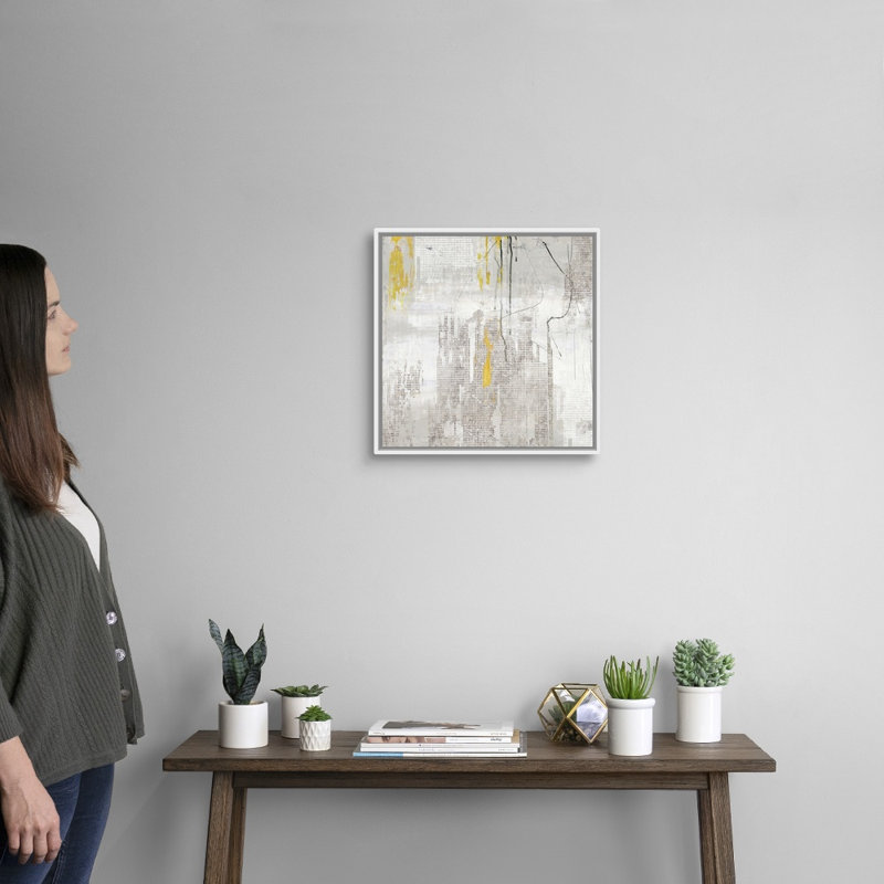 « Trickle II » par PI studio-impression sur toile, H 18 po x l 18 po x P 1,75 po, Toile blanche encadrée