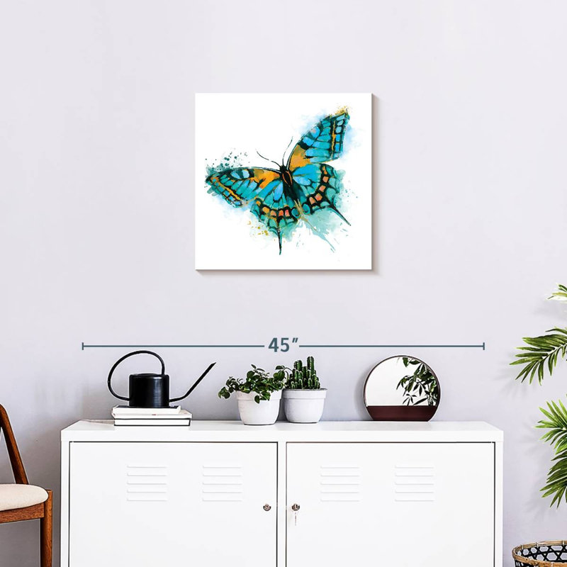 Crowle Butterfly Splash, 20" H x 20" W