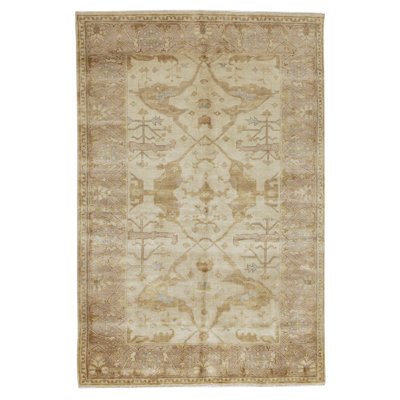 One-of-a-Kind 6'2" X 9'2" New Age Wool Area Rug in