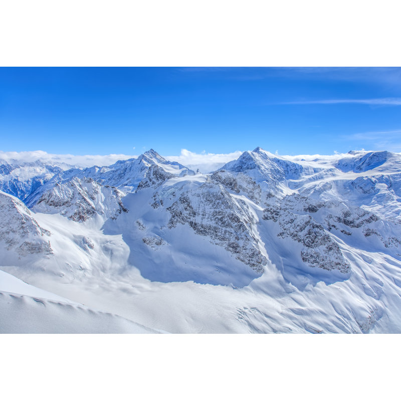 Mt. Titlis In Switzerland by Denis Linine - Wrapped Canvas Print, 30cm H x 46cm W