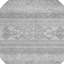 Tapis rond rond 8 pi gris argenté