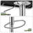 Calvyn Adjustable PU Leather Bar Stool Swivelling Counter Stool With Backrest Footrest-1230355134-1258321398