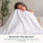 Perecale Bedding 100% Organic Cotton Percale Flat Sheet, 400 Thread Count GOTS Certified, Smooth & Moisture-Wicking-101712024-101712029