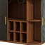Armoire à boissons cannelée avec porte-bouteilles et porte-bouteilles-322214035