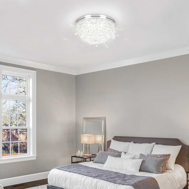Joellyn Glass LED Flush Mount